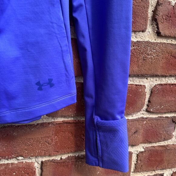 Under Armour $65 Women's Infrared Up the Pace Funnel Long-Sleeve Shirt Brilliant - Picture 4 of 10